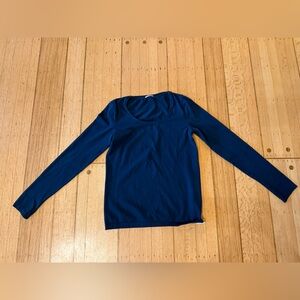 Wolford Deep Blue Long Sleeve Top
